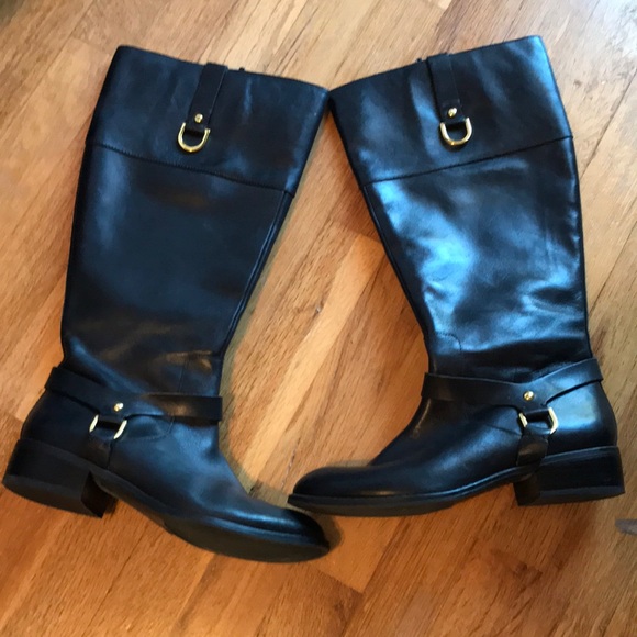 Ralph Lauren Shoes - Ralph Lauren Mesa/Burnished BOOTS wide calf